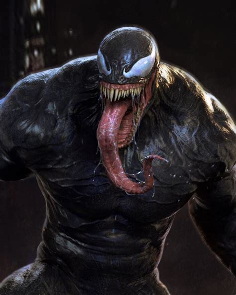Venom Concept Art Reveal Some Alternate Slightly More Horrifying Takes