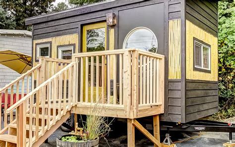 This Is The Bamboo Tiny House At The Tiny Digs Hotel In Portland You