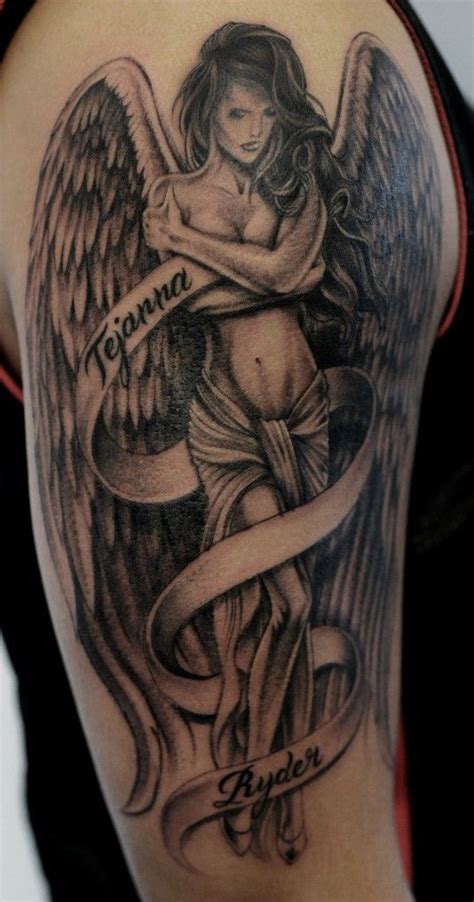 Guardian Angel Tattoo Angel Tattoo Men Beautiful Angel Tattoos