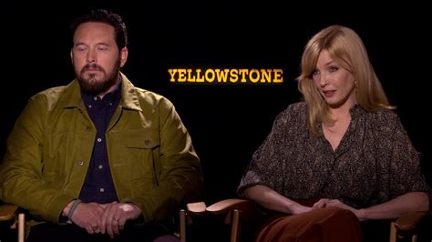 Cole Hauser And Kelly Reilly Interview Yellowstone Youtube