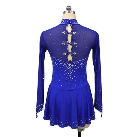 Competition Figure Skating Dress Mesh Long Sleeves Avaiable In 10