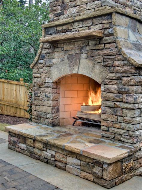 Outdoor Fireplace Ideas Design Ideas For Outdoor Fireplaces Hgtv