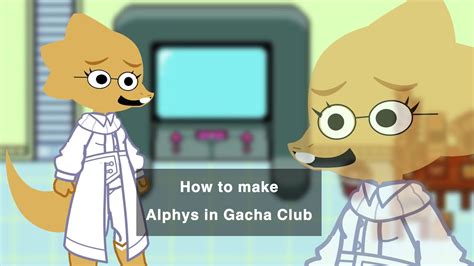 How To Make Alphys In Gacha Club Undertale X Gacha Youtube