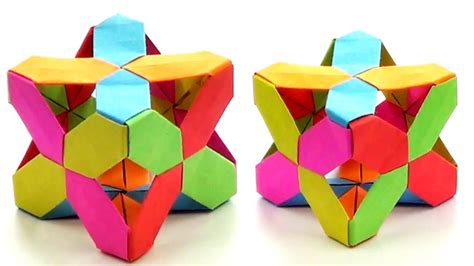 Modular Origami - Origami Modular X Cube - How to make Modular X Cube ...