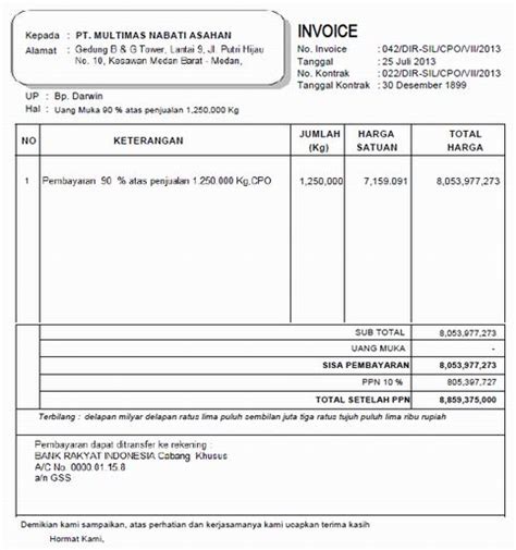 Aneka Contoh Faktur Restoran 30 Di Ide Menulis Invoice Pada Contoh Vrogue