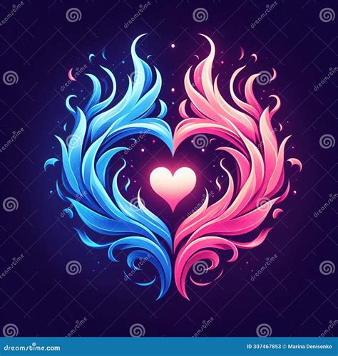 Twin Flame Couple. Soulmates. the Concept of Magical, Esoteric, Tantric
