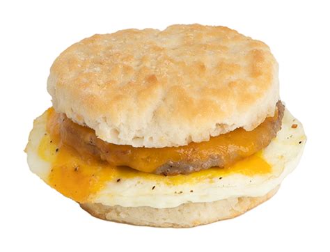 Sausage Cheddar Buttermilk Biscuit Made With Cage Free Egg Aroma Joes