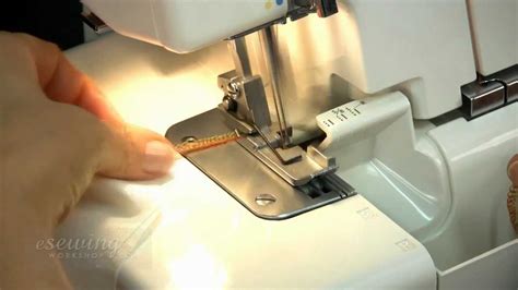 how to thread and use sergers overlock sewing machines introduction free sample youtube