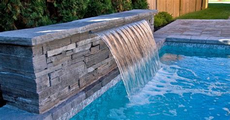Maybe you would like to learn more about one of these? Water Features - Sheer Descent | Pool water features ...