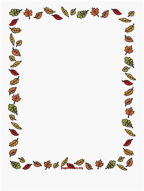 Fall Clip Art Borders And Frames