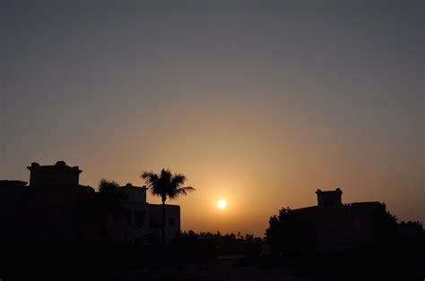 Wallpaper Sunset Sun Sunlight Evening Desert Middleeast