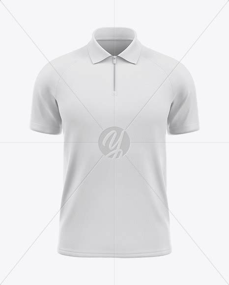 Raglan Zip Polo Shirt Mockup Free Download Images High Quality Png 