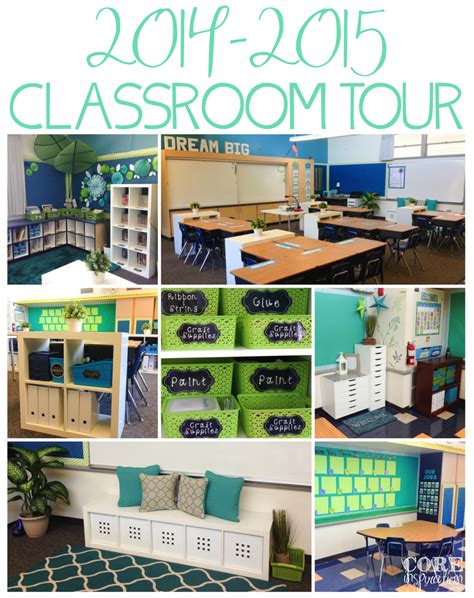 Core Isnpiration Classroom Tour 2014 15 Collage Teacher Desk Teacher