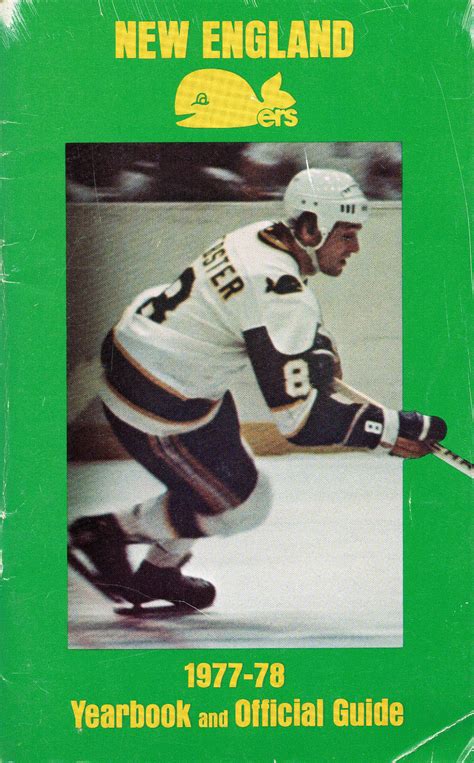 1977 78 New England Whalers Media Guide Sportspaper Wiki
