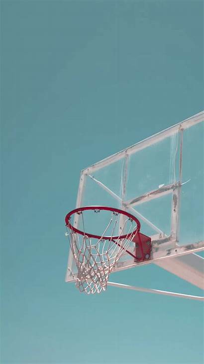 Basketball Iphone Court Wallpapers Ring Background Minimalist