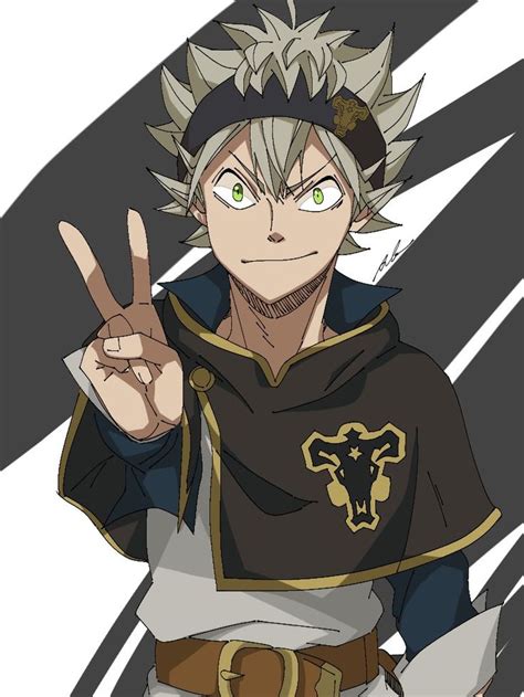 Black Clover Anime Character In Stylish Outfit