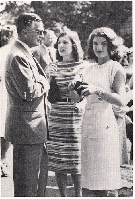 Jackie And Lee With Their Father Black Jack Bouvier The Kennedys