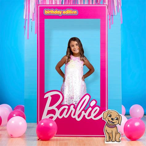 Shindigz 5 Ft 3 In Barbie Kid Doll Box Photo Op Amazonca Home