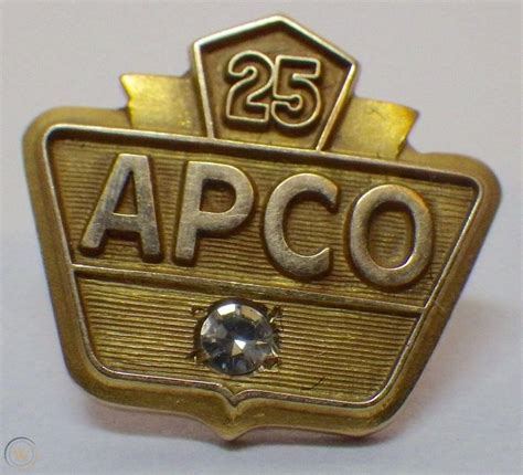 Apco 25 Year Service Pin Apco Oil Corporation