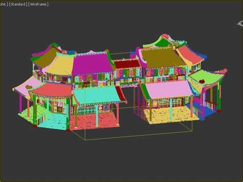 Ancient Architecture Chinese Ancient Architecture 3d Model Cgtrader