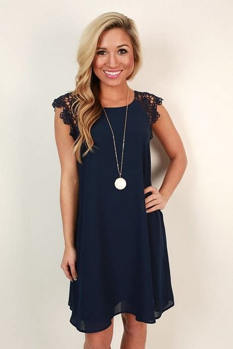 Casual Navy Blue Dresses