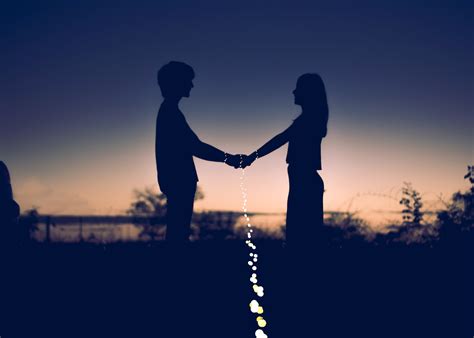 1440x2560 Resolution Silhouette Photo Of Man And Woman Holding Hands Hd Wallpaper Wallpaper