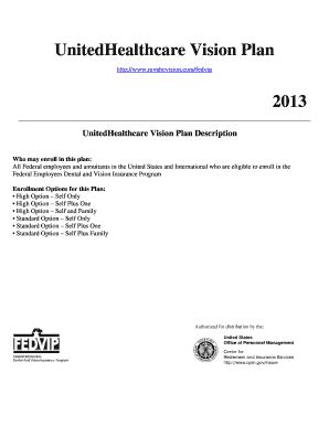 The united vision insurance, haldwani. United Healthcare Vision Plan 2013 - Fill Online, Printable, Fillable, Blank | PDFfiller