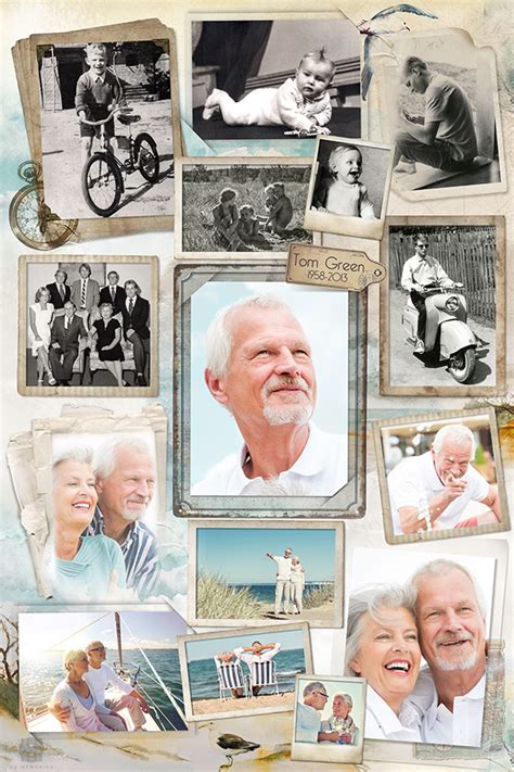 Destination Memorial Photo Collage Template Xo Memories