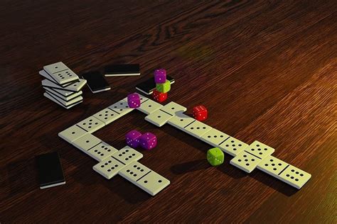 Set Of Game Dominoes 3d Model Cgtrader