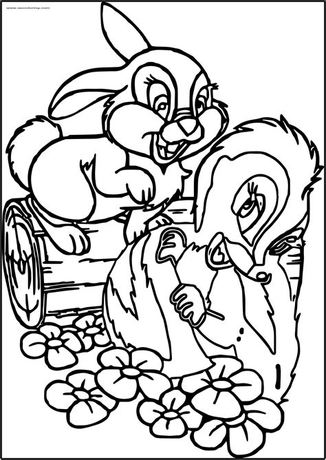 Halloween coloring pages can get your kids geared up and excited for the holiday. floriciarose97: Printable Thumper Coloring Pages
