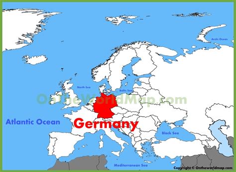 Germany On World Map Location Germany Maps Facts World Atlas