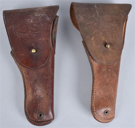 Sold Price 2 Ww2 M1911 Colt 45 Holsters Boyt 1944 June 6 0117 10