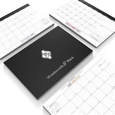 Wordsworth And Black 2021 Monthly Deskwall Calendar 21 X 17 Desktop