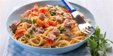 Receta Pasta con atún y salsa de tomate sencilla Cocina rico