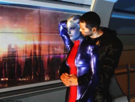 Mass Effect Wallpaper 16 Shepard And Liara By Ethaclane On Deviantart