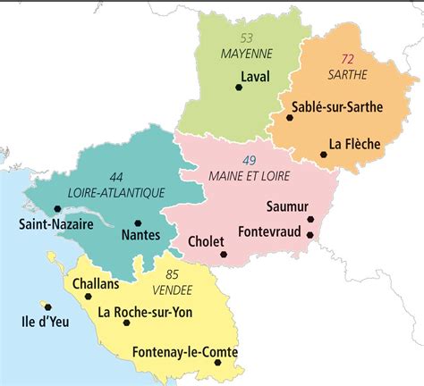 Région De La France Les Pays De La Loire