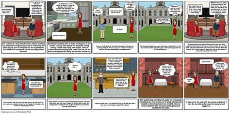 Literary Comic Strip Storyboard por mbrennick