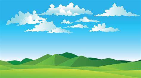 Sky Landscape Vector Art Icons And Graphics For Free Download