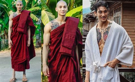 Viral Hot Monk Revealed To Be Burmese Actor • Instinct Magazine