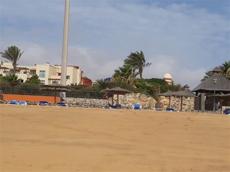 Blick Vom Strand Aufs Hot Elba Carlota Beach Resort Caleta De