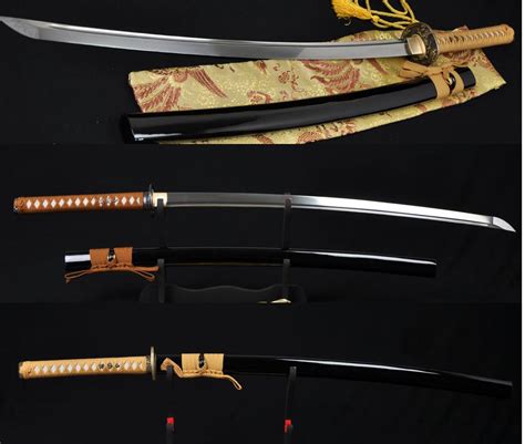 Handmade Japanese Samurai Functional Sword Katana Folded Steel Blade C