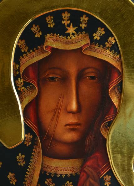 Kopia Ikony Matki Boskiej Częstochowskiej Ikona Jasnogórska Obraz Matka