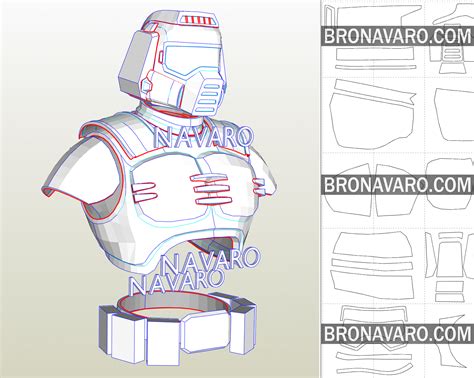 Doomguy Cosplay Template Doom Printable Template Doom Helmet Pattern Doom Armor Template