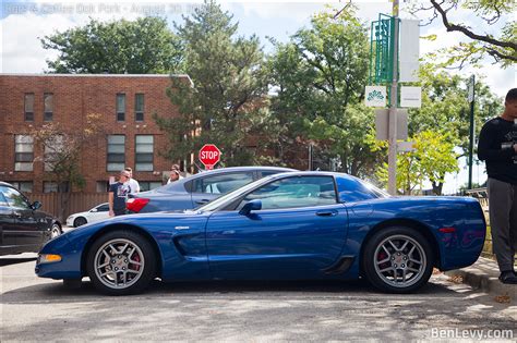 Blue C5 Corvette Z06