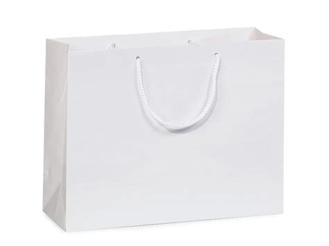 White Gloss T Bags Medium 13x5x10 100 Pack Nashville Wraps