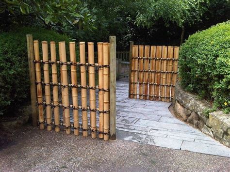 57 Bamboo Fence Ideas For Small Houses ~ Bamboo Garden