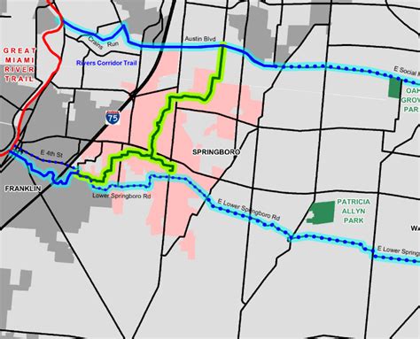 City Of Springboro 2013 Bicycle And Pedestrian Plan The Greenway