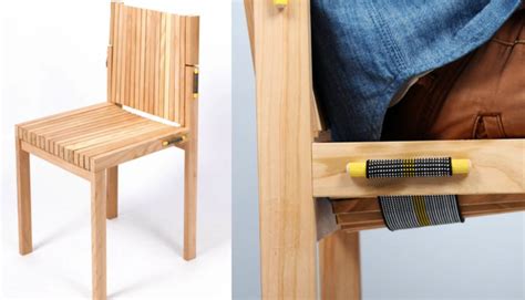 Building this garden chair merely requires that you cut and drill all the pieces (of wood). LENO: Chair Hiding Comfort in its Simple Wooden Design