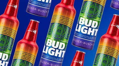 bud light to release rainbow bottle for pride month dieline design branding and packaging
