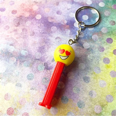 Pez Dispenser Keychain Miniature Keychains Keychain Etsy